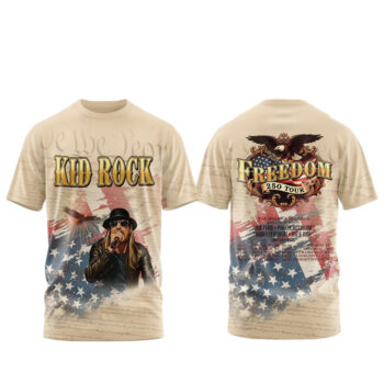Kid Rock’s 2026 Celebration 250 Years in The Making Freedom 250 Tour T-Shirt