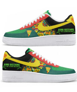 King Gizzard The Lizard Wizard Music Air Force 1 Shoes Sneakers