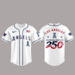Los Angeles Angels America 250th Anniversary Of USA 2026 Baseball Jersey