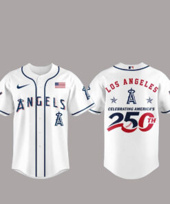 Los Angeles Angels America 250th Anniversary Of USA 2026 Baseball Jersey