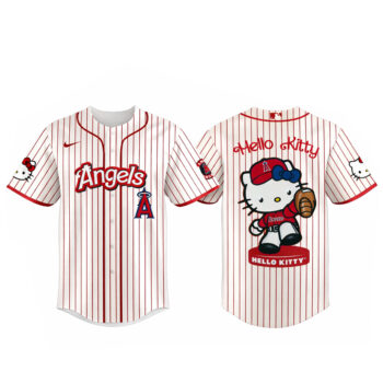 Los Angeles Angels Major League Baseball 2026 Hello Kitty Baseball Jersey