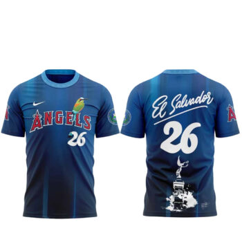 Los Angeles Angels Salvadoran Heritage Day 2026 T-Shirt