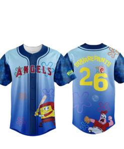 Los Angeles Angels Spongebob Squarepants Night 2026 Baseball Jersey