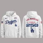 Los Angeles Dodgers 250 USA 2026 Celebration America 250 x Major League Baseball Hoodie