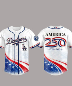Los Angeles Dodgers America 250th Anniversary Baseball Jersey