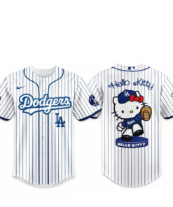 Los Angeles Dodgers Major League Baseball 2026 Hello Kitty Baseball Jersey