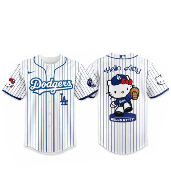 Los Angeles Dodgers Major League Baseball 2026 Hello Kitty Baseball Jersey
