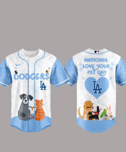 Los Angeles Dodgers National Love Your Pet Day 2026 Basball Jersey