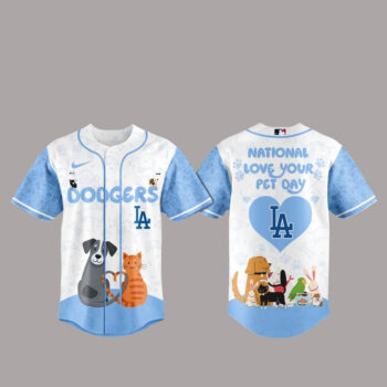 Los Angeles Dodgers National Love Your Pet Day 2026 Basball Jersey