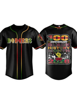 Los Angeles Dodgers x Black History Month 1926-2026 Baseball Jersey