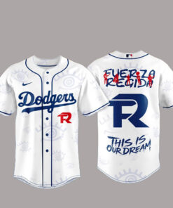 Los Angeles Dodgers x Fuerza Regida This Is Our Dream Stadium Tour 2026 Baseball Jersey