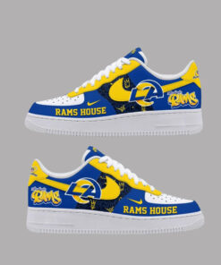 Los Angeles Rams House Playoffs Air Force 1 Shoes Sneakers
