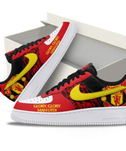 Manchester United Glory Glory Team Air Force 1 Shoes Sneakers