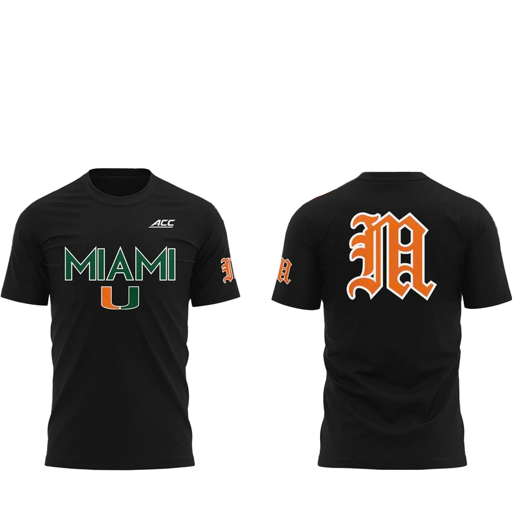 Miami-Hurricanes-Baseball-Version-2026-T-Shirt.jpg Miami Hurricanes Baseball Version 2026 Shirt
