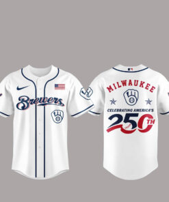 Milwaukee Brewers America 250th Anniversary Of USA 2026 Baseball Jersey