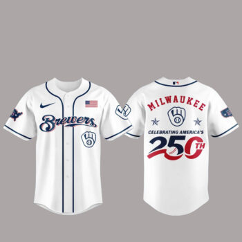 Milwaukee Brewers America 250th Anniversary Of USA 2026 Baseball Jersey
