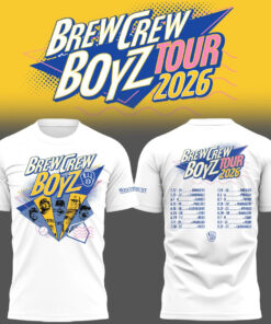 Milwaukee Brewers Brew Crew Boyz Tour 2026 T-Shirt