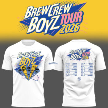 Milwaukee Brewers Brew Crew Boyz Tour 2026 T-Shirt