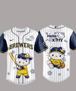 Milwaukee Brewers x Hello Kitty Night 2026 Baseball Jersey