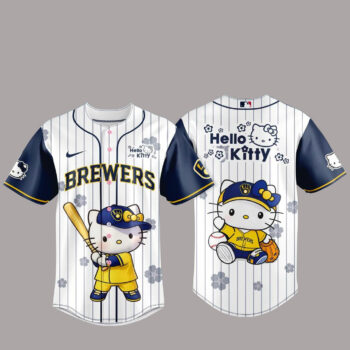Milwaukee Brewers x Hello Kitty Night 2026 Baseball Jersey