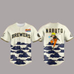 Milwaukee Brewers x Naruto Shippuden Night Baseball Jersey