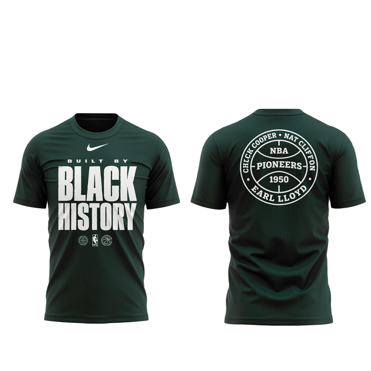 Milwaukee Bucks Black History Month T-Shirt Milwaukee Bucks Black History Month T-Shirt