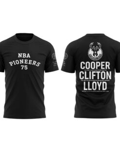 Milwaukee Bucks National Basketball Association Pioneers Cooper Clifton Lloyd 1950-2026 Shirt