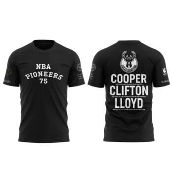 Milwaukee Bucks National Basketball Association Pioneers Cooper Clifton Lloyd 1950-2026 Shirt