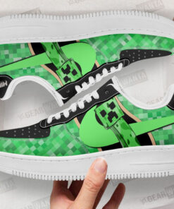 Minecraft Creeper Air Force 1 Shoes Sneakers