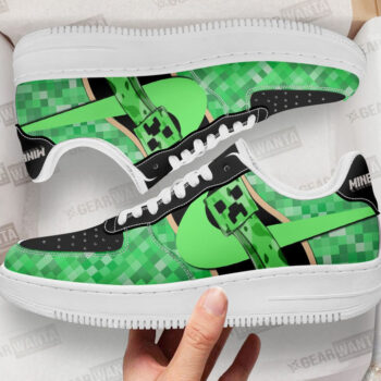 Minecraft Creeper Air Force 1 Shoes Sneakers