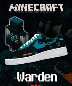Minecraft Warden Air Force 1 Shoes Sneakers