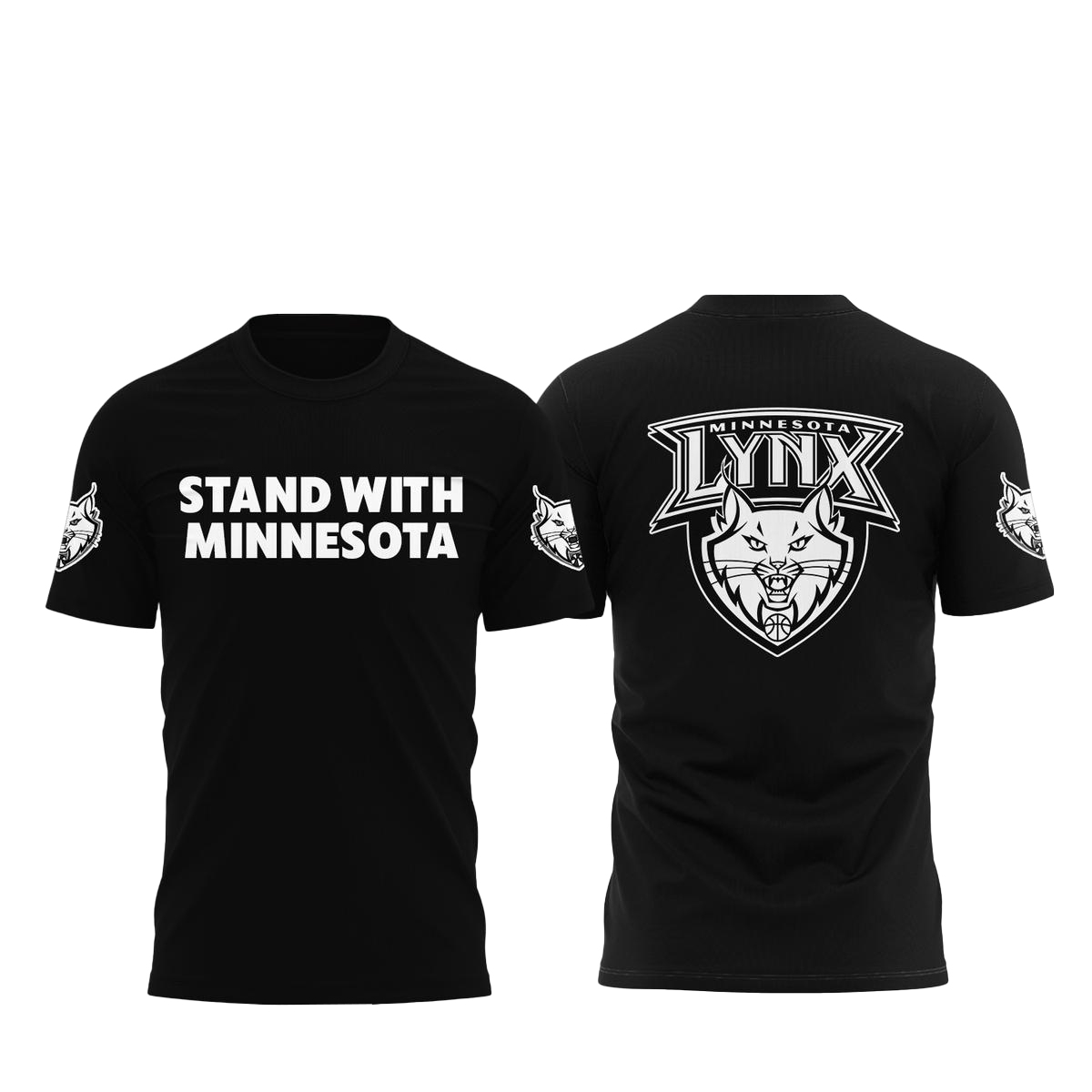Minnesota Lynx Stand With Minnesota 2026 T-Shirt Minnesota Lynx Stand With Minnesota 2026 T-Shirt