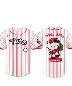 Minnesota Twins Major League Baseball 2026 Hello Kitty Baseball Jersey