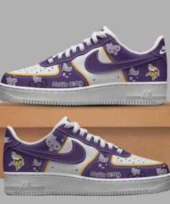 Minnesota Vikings x Hello Kitty Air Force 1 Shoes Sneakers