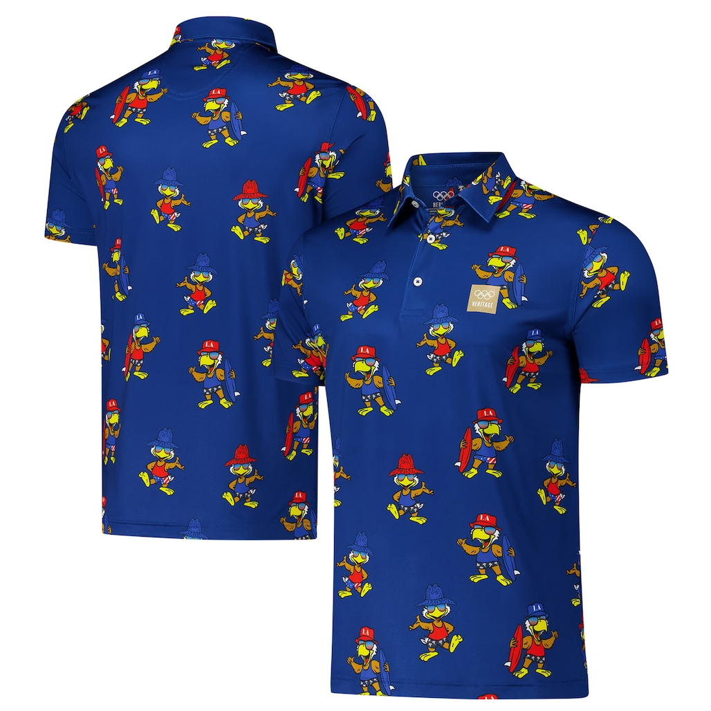 Navy-The-Heritage-Collection-Los-Angeles-1984-Olympic-Games-The-Eagle-Has-Landed-Polo-Shirt.jpg Navy The Heritage Collection Los Angeles 1984 Olympic Games The Eagle Has Landed Polo Shirt
