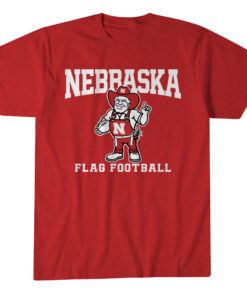 Nebraska Cornhuskers Flag Football T-Shirt