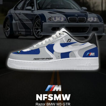 Need For Speed Razor M3 GTR Air Force 1 Shoes Sneakers