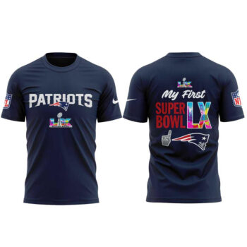 New England Patriots 2026 My First Super Bowl Celebrate Shirt