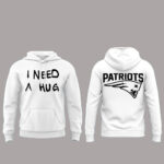 New England Patriots 2026 Stefon Diggs I Need A Hug Hoodie