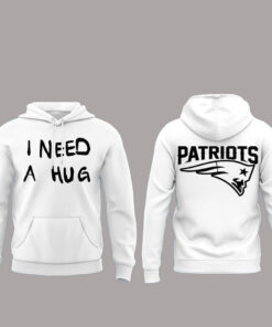 New England Patriots 2026 Stefon Diggs I Need A Hug Hoodie