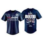 New England Patriots Champions Road To Super Bowl LX 2026 Baseball Jersey