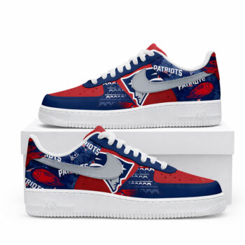 New England Patriots Football League Super Bowl LX Champions Air Force 1 Shoes Sneakers 2026