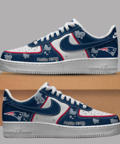New England Patriots Hello Kitty Air Force 1 Shoes Sneakers