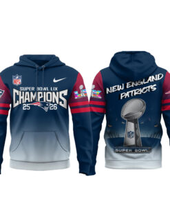 New England Patriots Super Bowl LX Champion 2026 Hoodie
