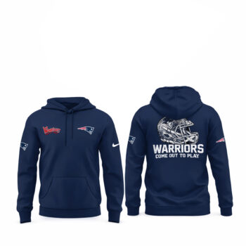 New England Patriots Warriors Come Out To Play Hoodie