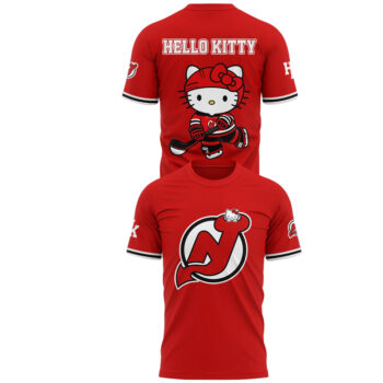 New Jersey Devils x Hello Kitty Night 2026 Shirt Version 1