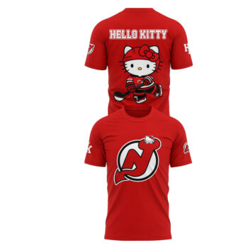 New Jersey Devils x Hello Kitty Night 2026 Shirt Version 2