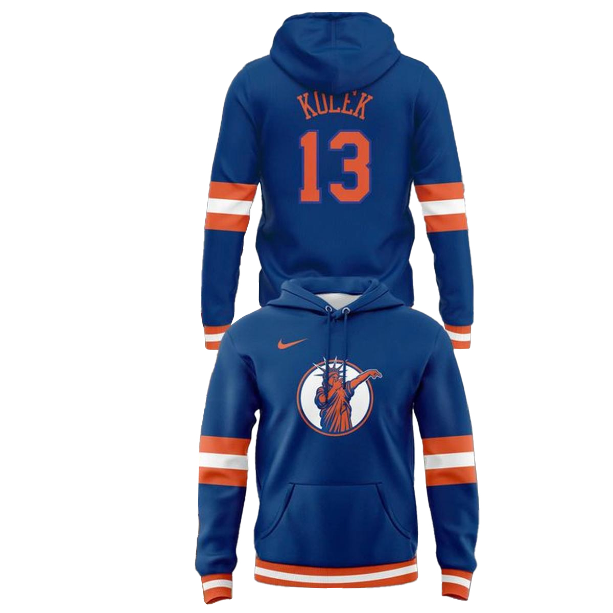 New York Knicks Tyler Kolek Statue Of Liber3 Hoodie New York Knicks Tyler Kolek Statue Of Liber3 Hoodie