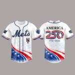 New York Mets America 250th Anniversary Baseball Jersey