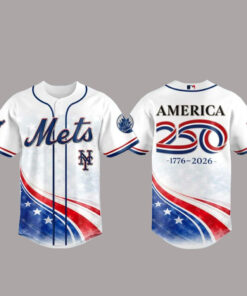 New York Mets America 250th Anniversary Baseball Jersey
